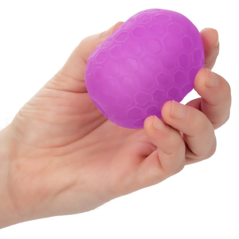 Cal Exotics Pop Sock Textured Stroker (Purple)