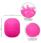 Cal Exotics Pop Sock Textured Stroker (Pink)