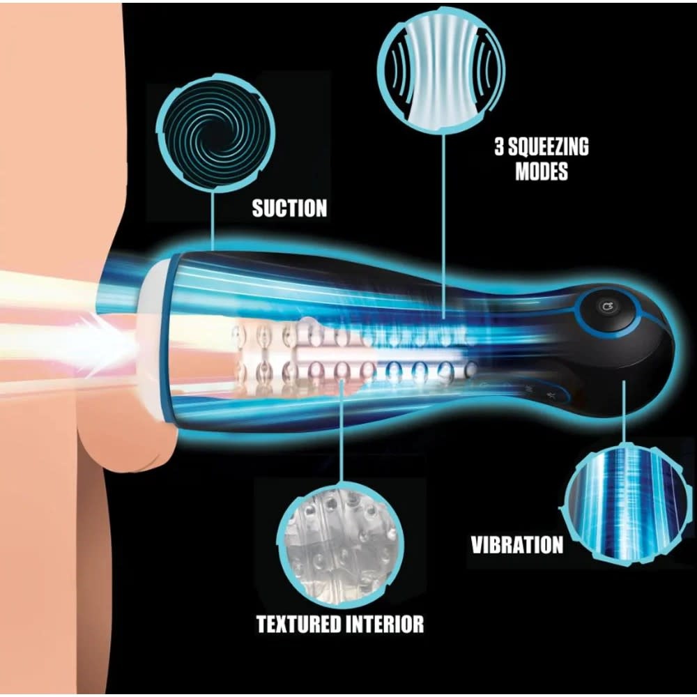 XR Brands The Milker Extreme 16X Sucking Masturbator