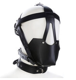 Premium Products Bondage Muzzle Hood with Collar