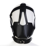 Premium Products Bondage Muzzle Hood with Collar
