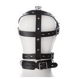 Premium Products Bondage Muzzle Hood with Collar