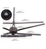 Premium Products Bondage Muzzle Hood with Collar