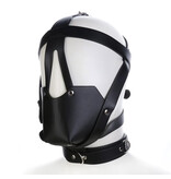 Premium Products Bondage Muzzle Hood with Collar