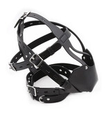 Premium Products Bondage Muzzle Hood with Collar