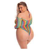 Pink Lipstick More Color Long Sleeve Bodysuit