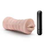 Blush Novelties M for Men: Skye Vibrating Mouth Stroker