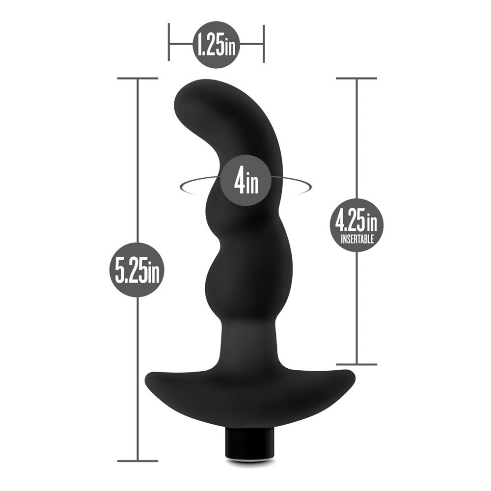 Blush Novelties Anal Adventures Platinum Prostate Massager Vibe 03
