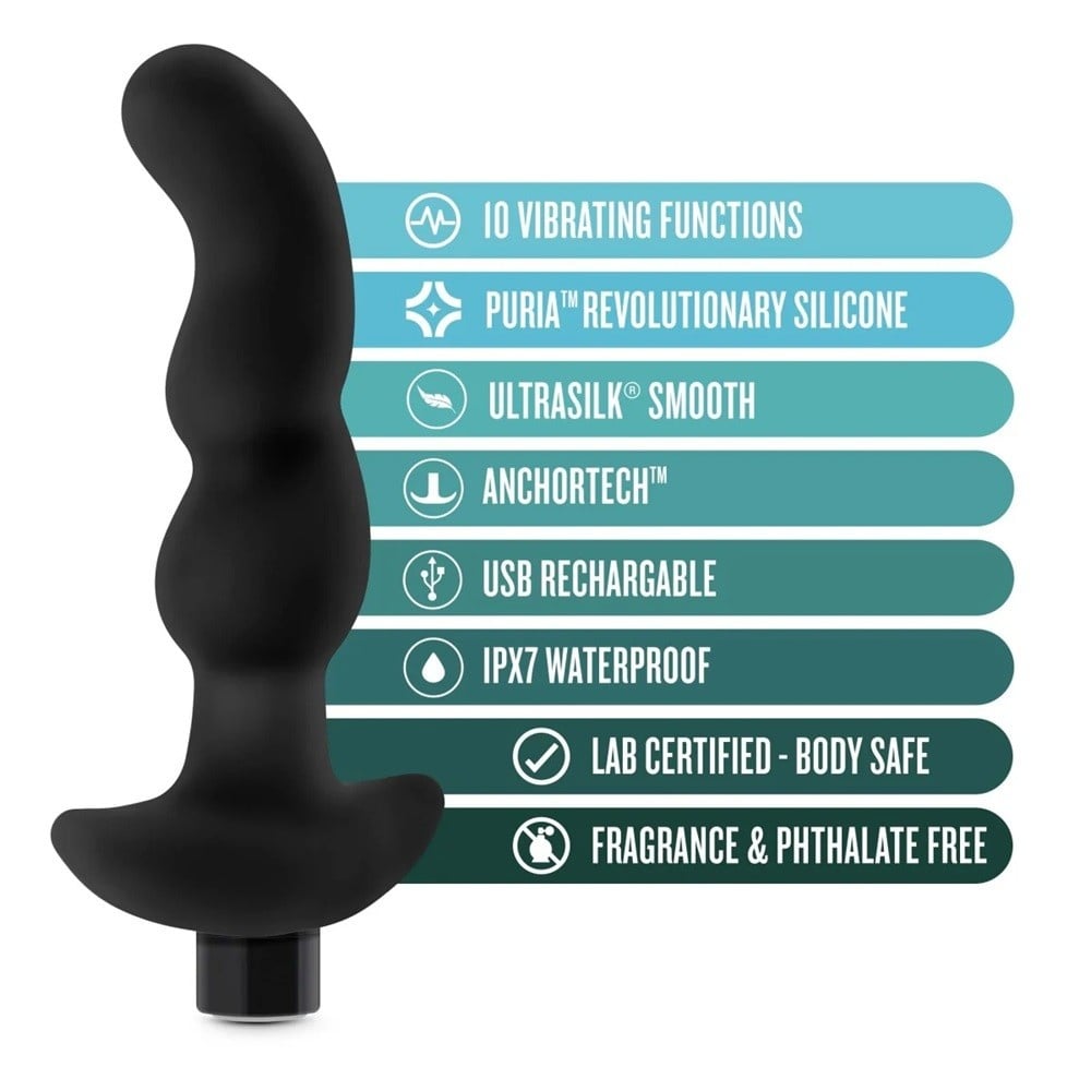 Blush Novelties Anal Adventures Platinum Prostate Massager Vibe 03