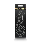 NS Novelties Bound DC2 Nipple Clamps (Gunmetal)