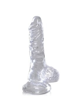 Pipedream Products King Cock Clear 4" Cock with Balls