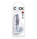 Pipedream Products King Cock Clear 5" Cock with Balls