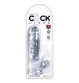 Pipedream Products King Cock Clear 6" Cock with Balls