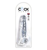 Pipedream Products King Cock Clear 8" Cock with Balls