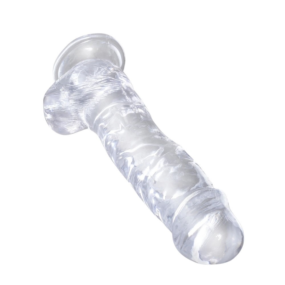 Pipedream Products King Cock Clear 8" Cock with Balls