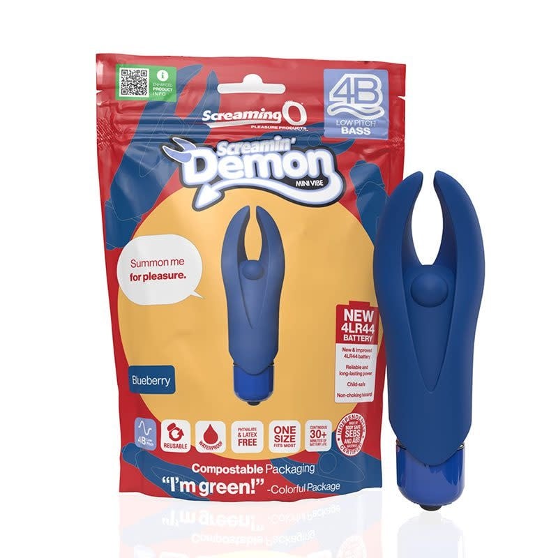 Screaming O The Screaming O: 4B Screamin' Demon Mini Vibe (Blueberry)