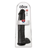 Pipedream Products King Cock 15" Cock with Balls (Black)