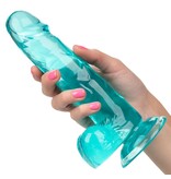 Cal Exotics Size Queen 6" Jelly Dildo (Teal)