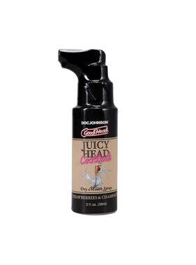 Doc Johnson Toys GoodHead Juicy Head Cocktails Dry Mouth Spray 2 oz (Strawberries & Champagne)