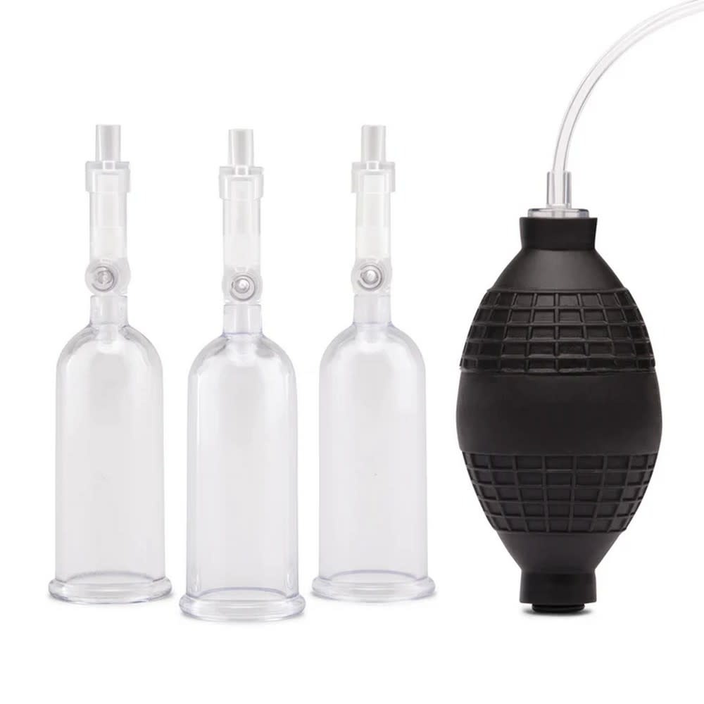 Electric Novelties Nipple Suckers with Clitoral Pump