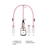 Shots America Toys Pumped Clitoral & Nipple Pump Set (Medium)