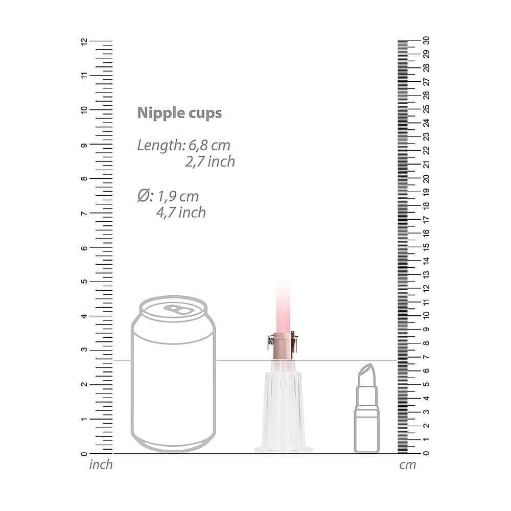 Shots America Toys Pumped Clitoral & Nipple Pump Set (Medium)