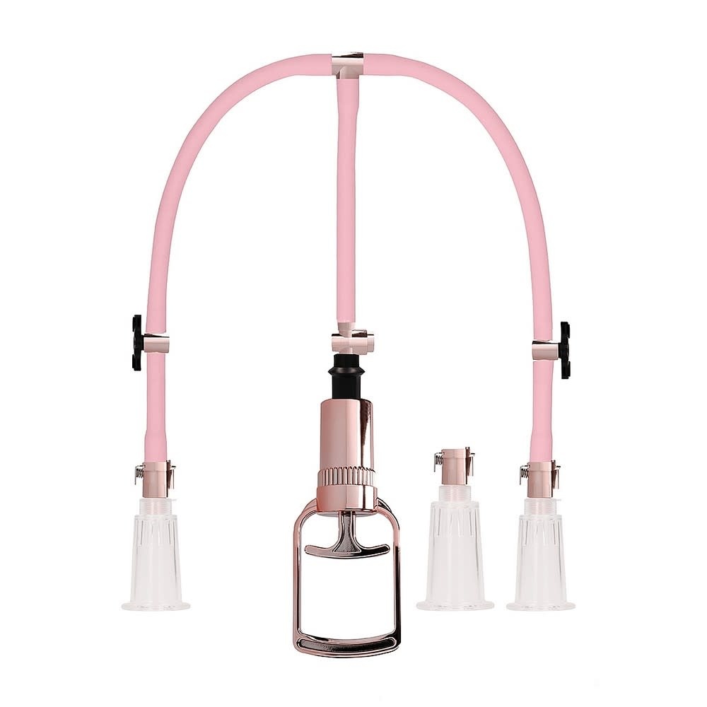 Shots America Toys Pumped Clitoral & Nipple Pump Set (Medium)