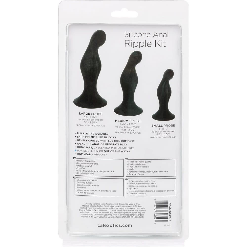 Cal Exotics Silicone Anal Ripple Probe Kit