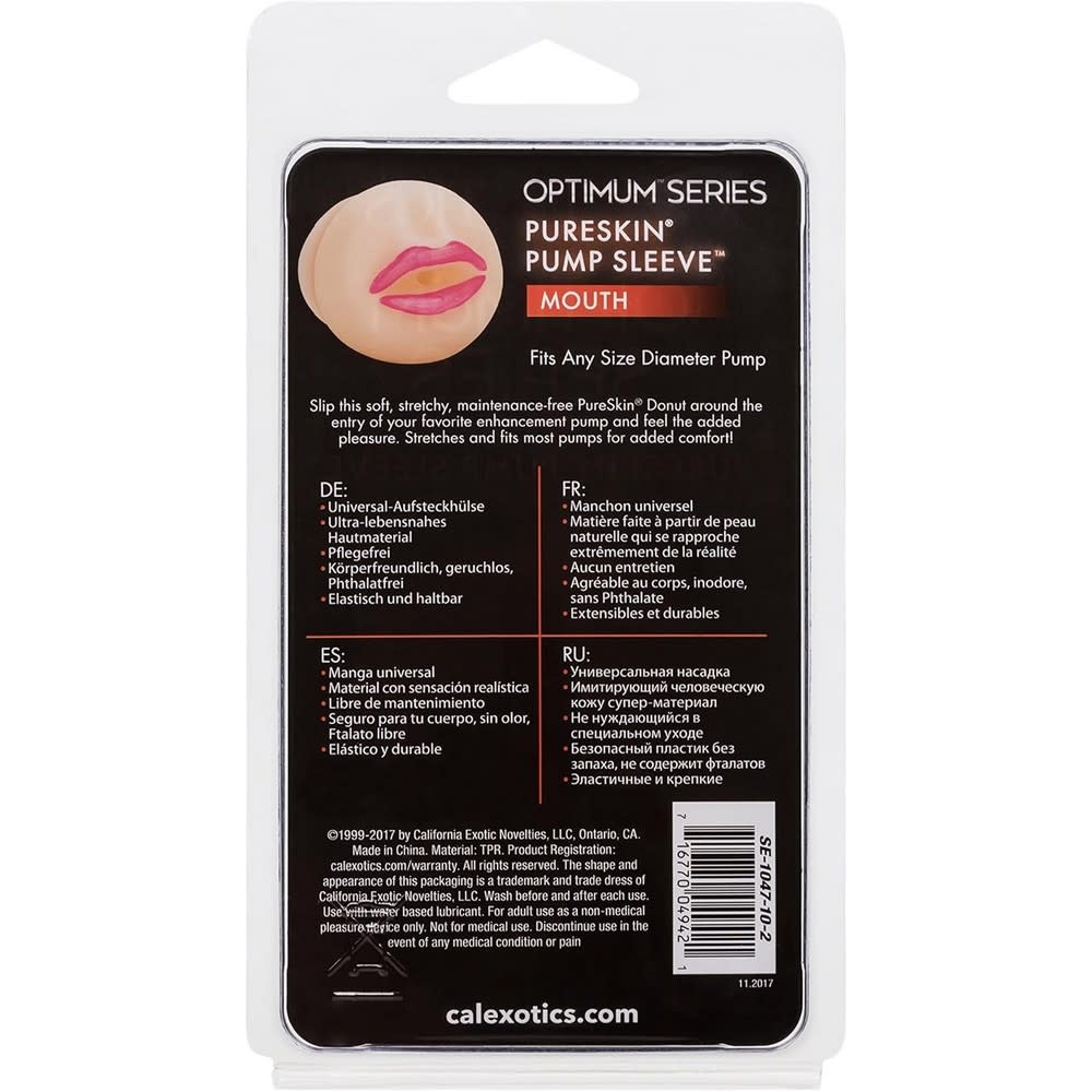 Cal Exotics Optimum Series Pure Skin Pump Sleeve (Mouth)