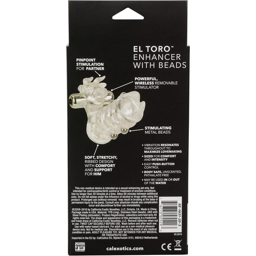 Cal Exotics El Toro Beaded Enhancer Ring