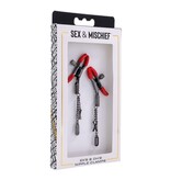 Sportsheets Sex & Mischief Ex’s & Oh’s Nipple Clamps