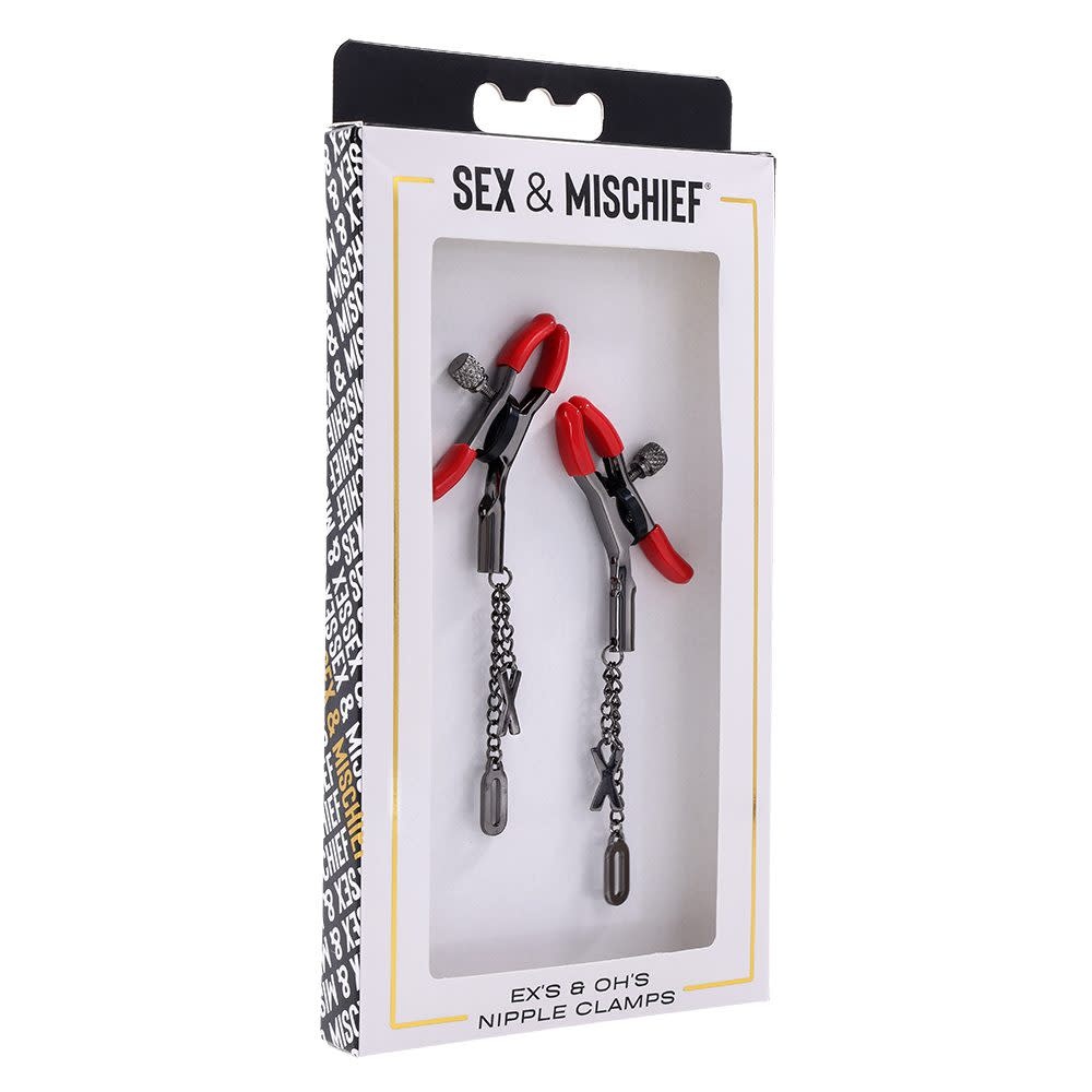 Sportsheets Sex & Mischief Ex’s & Oh’s Nipple Clamps