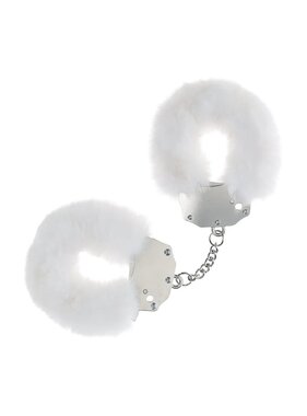 Shots America Toys Ouch! Heavy Duty Fluffy Cuffs (White)