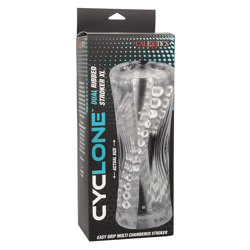 Cal Exotics Cyclone Dual Ribbed Stroker XL