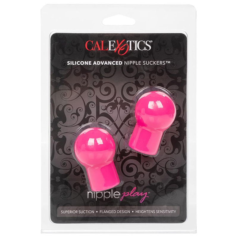 Cal Exotics Nipple Play Silicone Advanced Nipple Suckers (Pink)