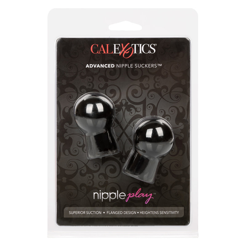 Cal Exotics Nipple Play Advanced Nipple Suckers (Black)