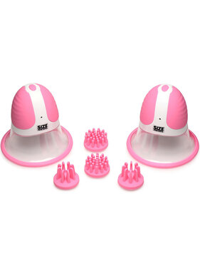 XR Brands Size Matters 10X Rotating Silicone Nipple Suckers