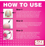 XR Brands Size Matters 10X Rotating Silicone Nipple Suckers