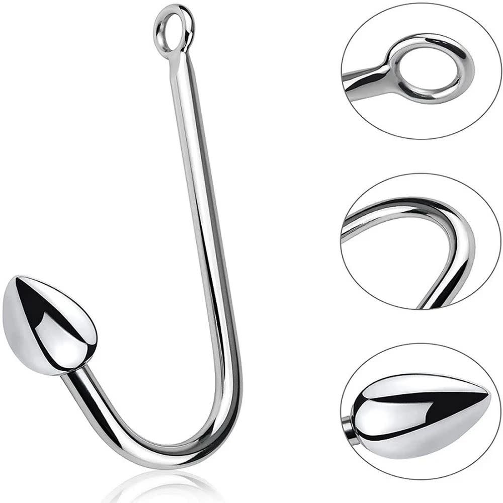 Premium Products Classic Anal Hook with Teardrop Plug (Medium)