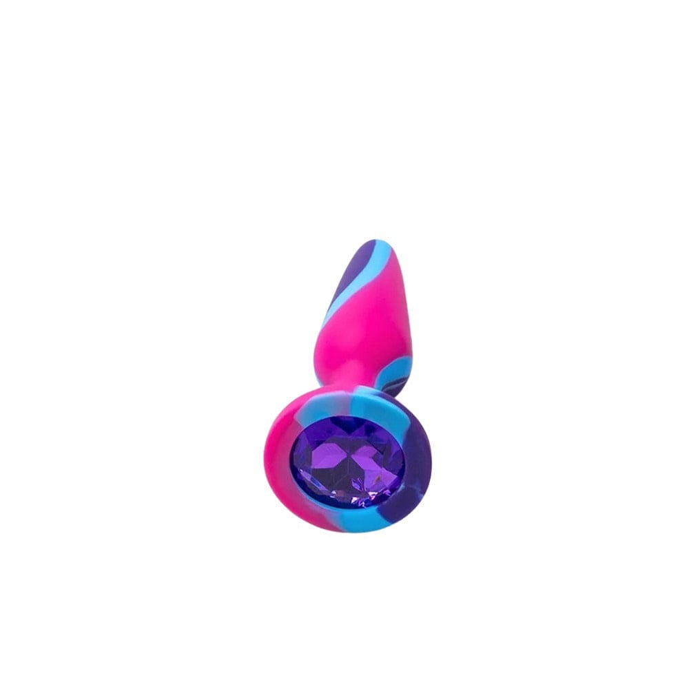 Premium Products Electric Wave Jeweled Butt Plug (Small)