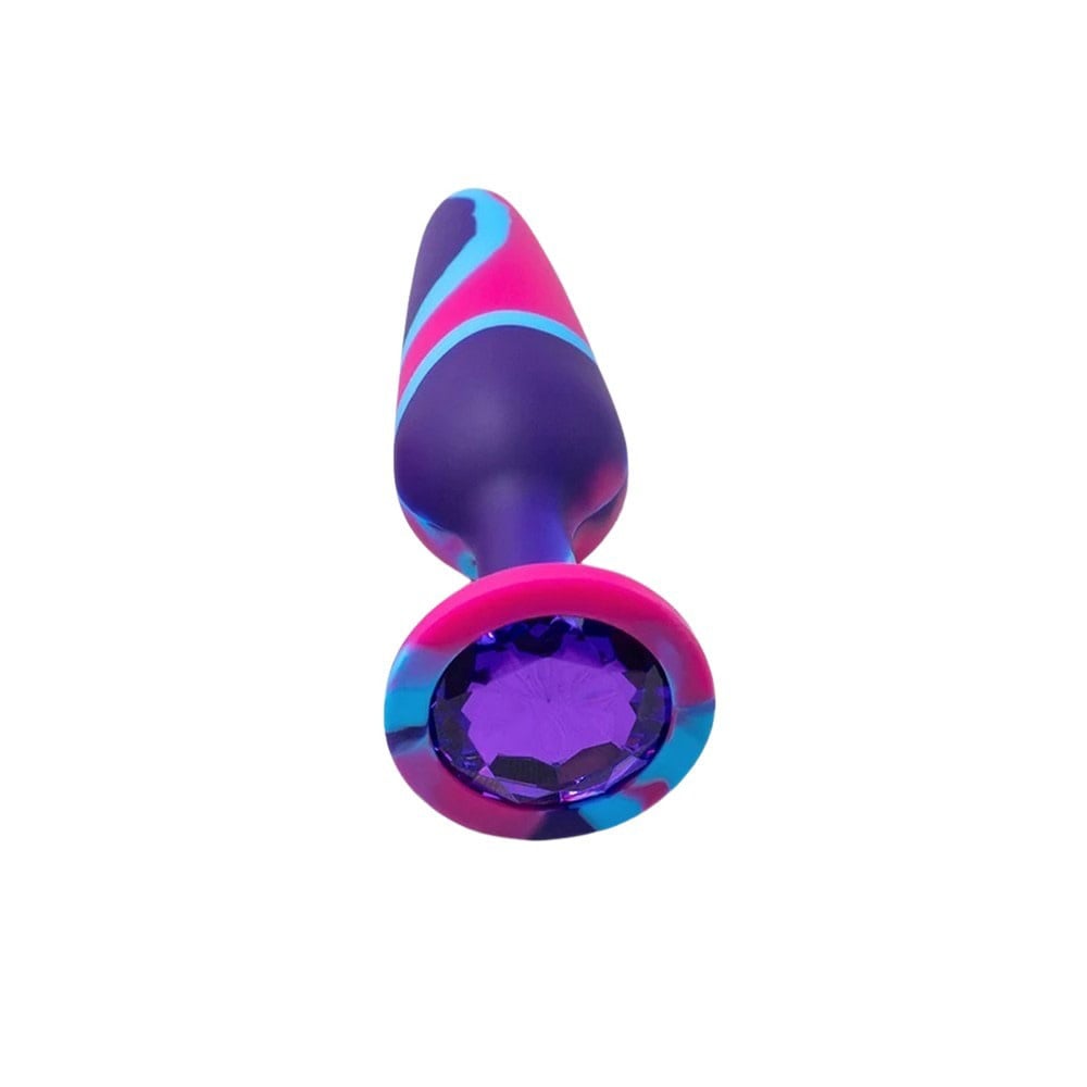 Premium Products Electric Wave Jeweled Butt Plug (Large)