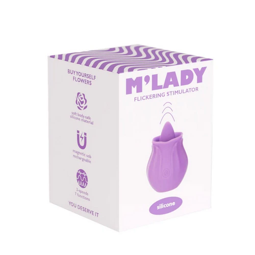 BMS Enterprises M’Lady Flickering Tongue & Vibrating Clitoral Stimulator