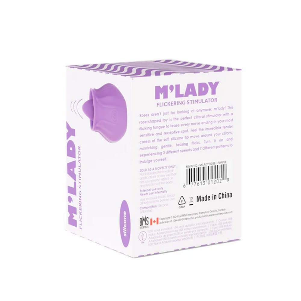 BMS Enterprises M’Lady Flickering Tongue & Vibrating Clitoral Stimulator
