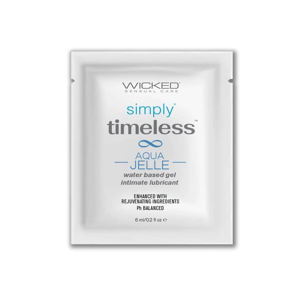 Wicked Sensual Care Wicked Simply Timeless Aqua Jelle Foil Pack 0.2 oz (6 ml)