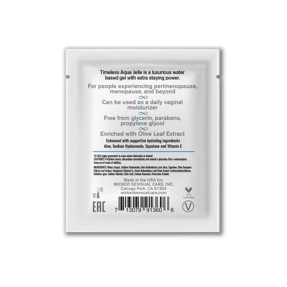 Wicked Sensual Care Wicked Simply Timeless Aqua Jelle Foil Pack 0.2 oz (6 ml)