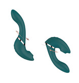 BMS Enterprises The Monarch Swan Transform with a Twist Vibrator & Stimulator