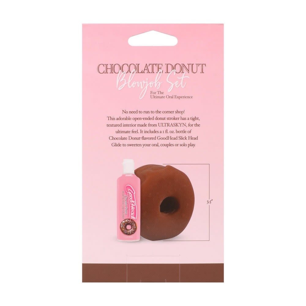 Doc Johnson Toys GoodHead Chocolate Donut Blow Job Set