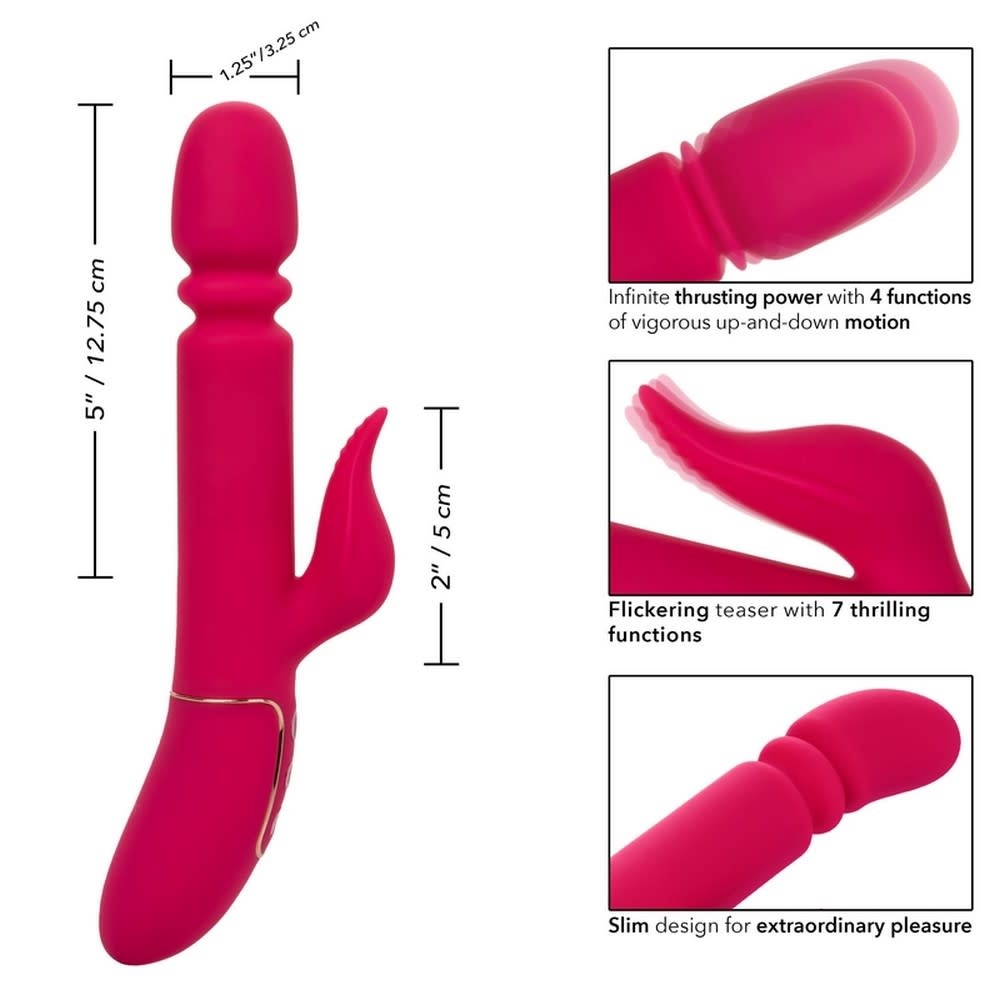 Cal Exotics Shameless Slim Charmer Thrusting Rabbit Vibe