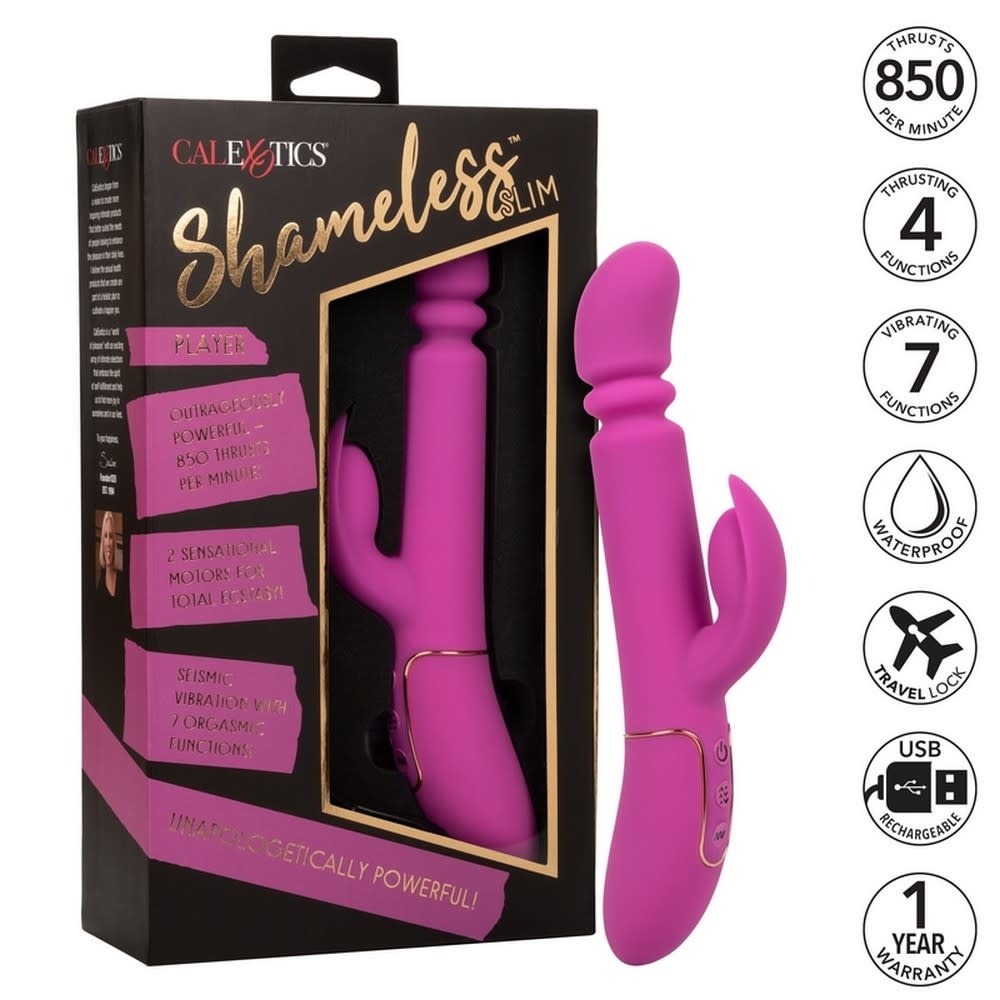 Cal Exotics Shameless Slim Player Thrusting Rabbit Vibe