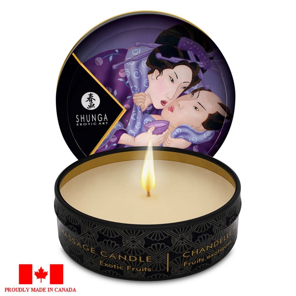 Shunga Shunga Mini Massage Candle 1 oz (Exotic Fruits)